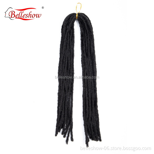 Hot sell  Synthetic  Hair Braid dreadlocks extensions for black hair afro kinky hair extensions Crochet Afro Kinky Dreadlocks